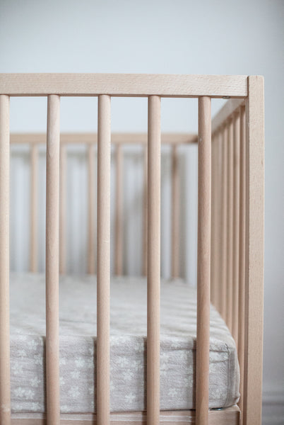 Fitted Linen Crib Sheet
