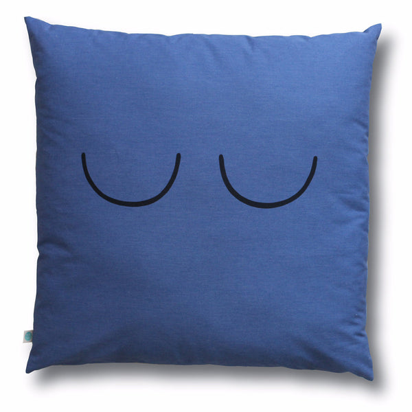floor pillow - denim